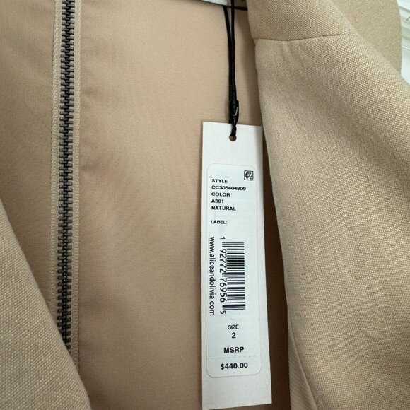 Alice & Olive Linen-Blend Romper Size 2 - Picture 6 of 7